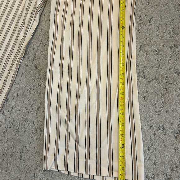 Part Two NWT size 12 (42)Elegant Cream and Black Flare/wide Pants with stripes - Picture 10 of 16